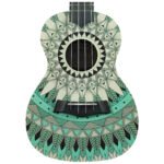 Ukelele Concierto con Diseño ”UK-24BW” | Memphis