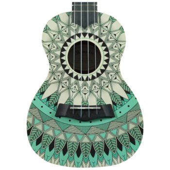 Ukelele Concierto con Diseño ”UK-24BW” | Memphis