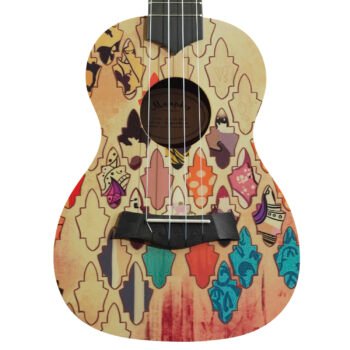 Ukelele Concierto con Diseño ”UK-24M30” | Memphis