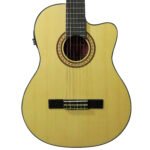 Guitarra Electroacústica con Cuerdas de Nylon ”CC10E” | Clevan