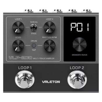 Pedal de Efecto Looper Multitrack Sampler ”VLP-200” | Valeton