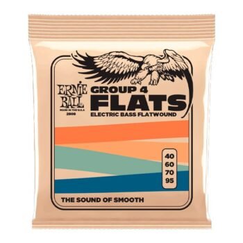Cuerdas de Bajo Eléctrico Flats ''2808'' | Ernie Ball