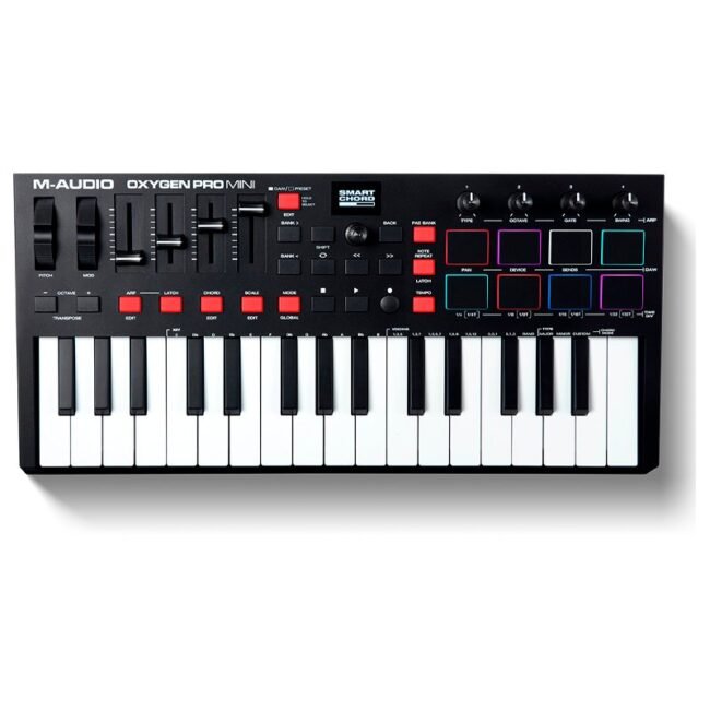 Controlador Midi de Teclado de 32 Teclas ''Oxygen Pro Mini'' | M-Audio