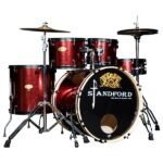 Batería Acústica de 5 Piezas ''XTRA605BWK-RW'' | Standford