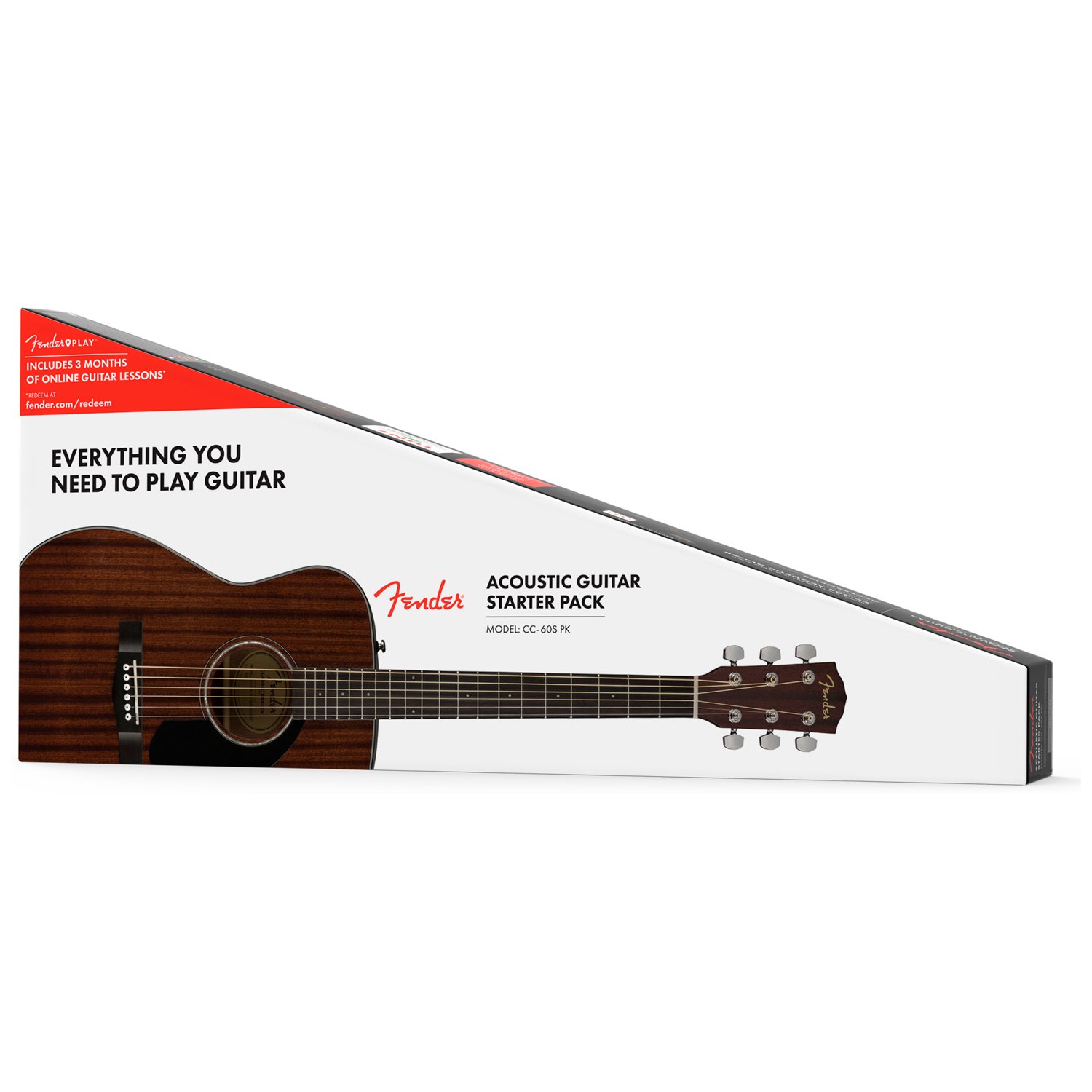 Pack de Guitarra Acústica Marrón