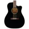 0970153006-6 Guitarra Electroacústica Negra CC-60SCE