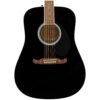 Guitarra Acústica Negra FA-125