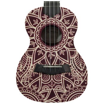 Ukelele Concierto con Diseño ”GUC-23BW” | Memphis