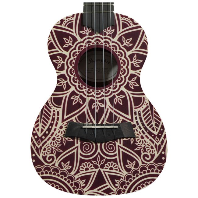 Ukelele Concierto con Diseño ”GUC-23BW” | Memphis
