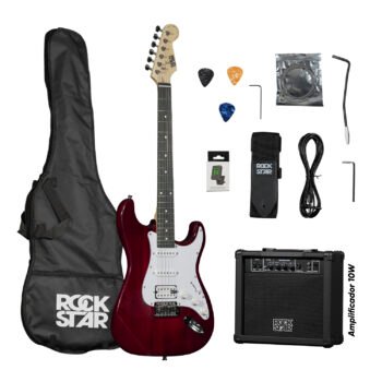 Pack de Guitarra Eléctrica con Amplificador de 10W | Rockstar