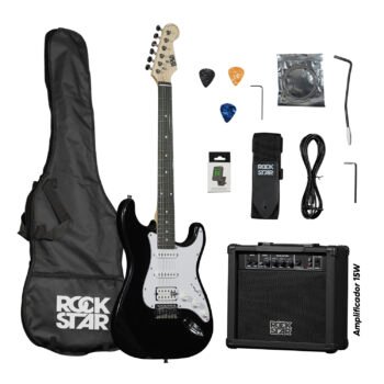 Pack de Guitarra Eléctrica con Amplificador de 15W | Rockstar