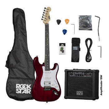 Pack de Guitarra Eléctrica con Amplificador de 15W | Rockstar