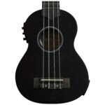 Ukelele Soprano Electroacústico Negro ”UK21-BLACK EQ” | Memphis