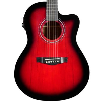 Guitarra Electroacústica con Cuerdas de Metal ”SAC-10E” | Clevan