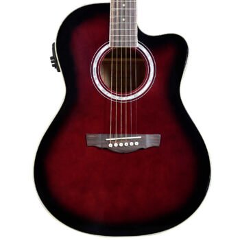 Guitarra Electroacústica con Cuerdas de Metal ”SAC-20E” | Clevan