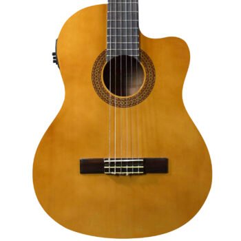 Guitarra Electroacústica con Cuerdas de Nylon ”CC20E” | Clevan