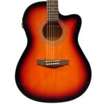 Guitarra Electroacústica con Cuerdas de Metal ”SAC-10E” | Clevan